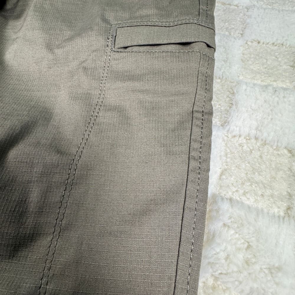 Prana Double Peak Pant Womens 10 Mud Brown Cargo Mid Rise Lightweight NWT - Picture 10 of 15